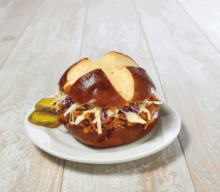 Pretzel Roll Sandwich Photo