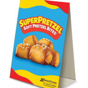 SUPERPRETZEL® Soft Pretzel Bites® Table Tent
