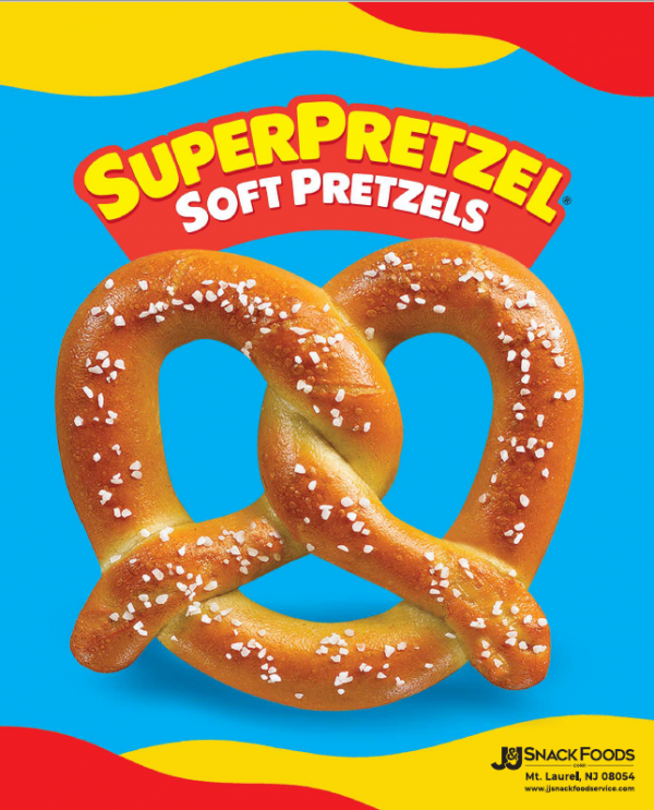 SUPERPRETZEL® Soft Pretzels Poster J&J Snack Foods Corp.