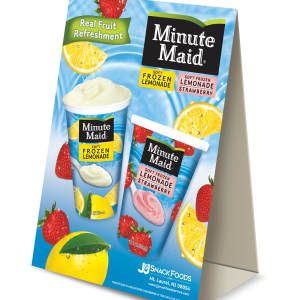 Minute Maid® Soft Frozen Lemonade Cups Table Tents