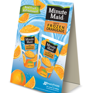 MINUTE MAID® Soft Frozen Orangeade Table Tents