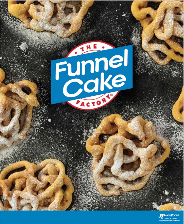 The Funnel Cake Factory® Funnel Cake Poster J&J Snack Foods Corp.