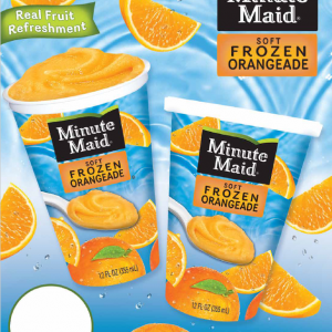 MINUTE MAID® Soft Frozen Orangeade Price Signs