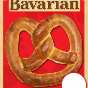 SUPERPRETZEL® Bavarian 24oz Soft Pretzel Price Sign