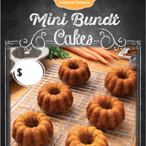 New Day® Carrot Mini Bundt Cake Price Sign