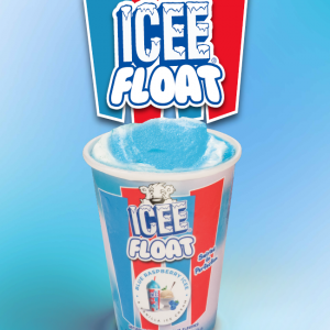 ICEE® Float Blue Raspberry Cup Poster