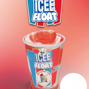 ICEE® Float Cherry Cup Price Sign