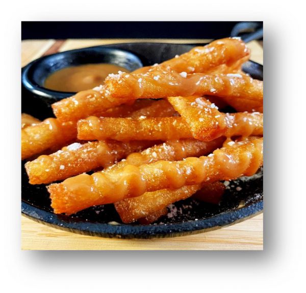 Maple Peanut Butter Funnel Cake Fries J&J Snack Foods Corp.