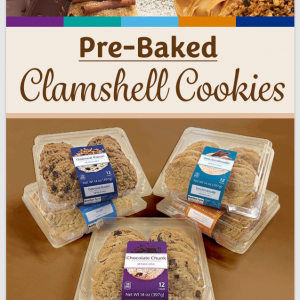 Pre-Baked Clamshell Cookies
