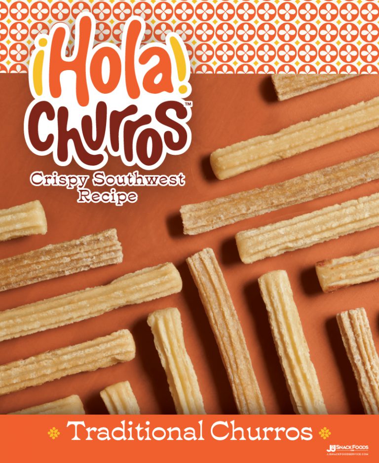 ¡Hola! Churros® Crispy Southwest Recipe Traditional Poster J&J Snack