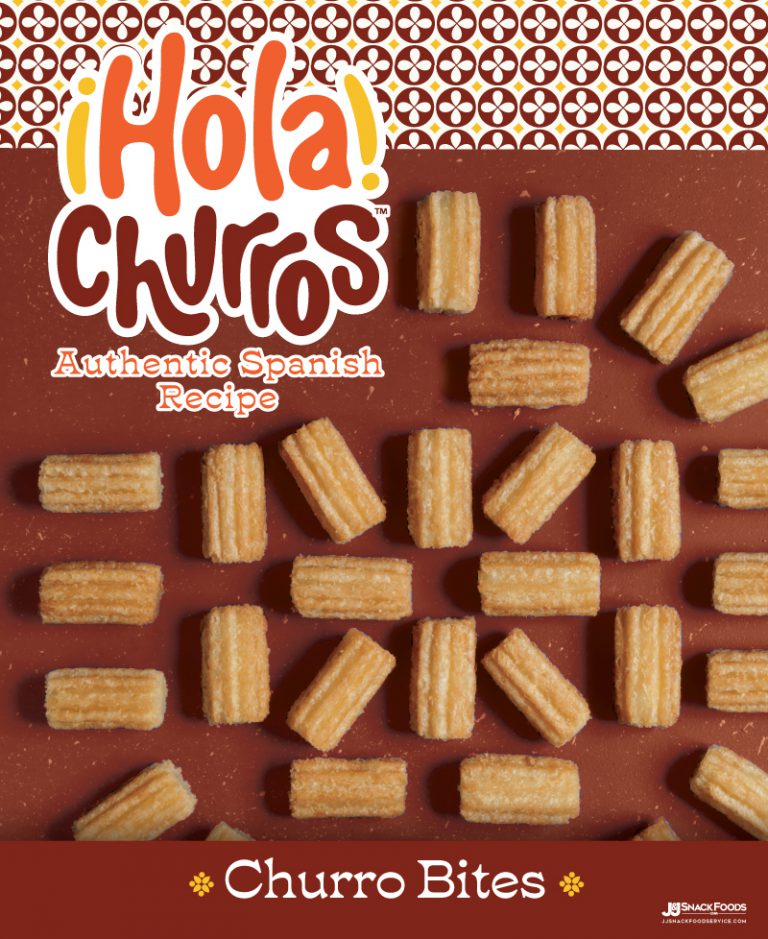 ¡Hola! Churros® Authentic Spanish Style Bites Poster J&J Snack Foods