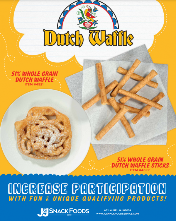Dutch Waffle Literature Sheet J&J Snack Foods Corp.