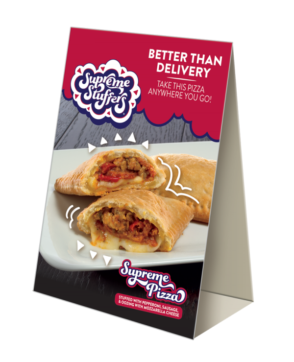 SUPREME STUFFERS SUPREME TABLE TENT J&J Snack Foods Corp.