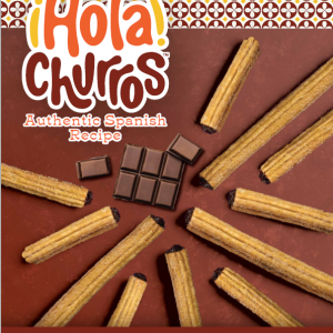 ¡Hola! Churros® Chocolate Filled Churros Poster