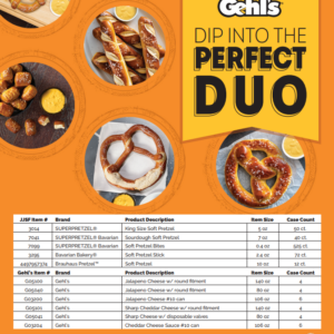 Cross Merchandising Literature Sheet