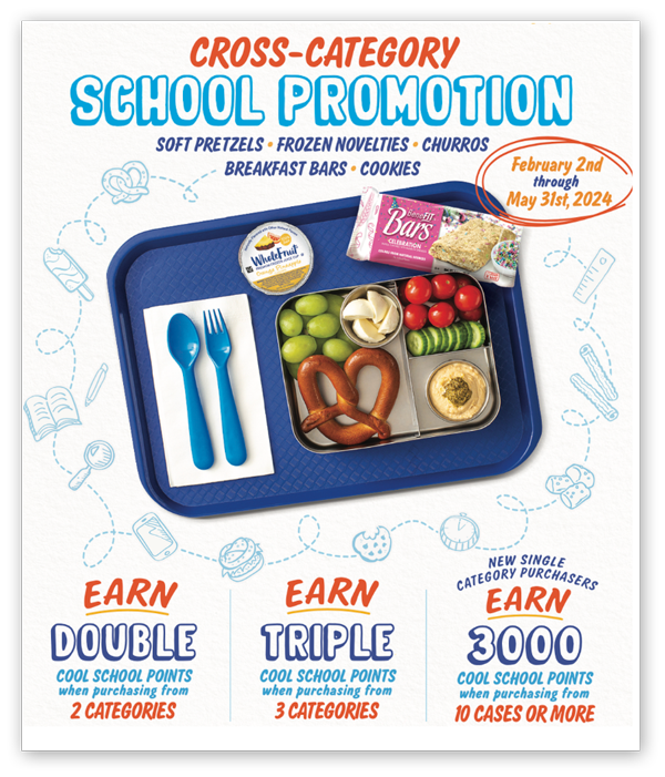 Cross-Category School Promotion Literature Sheet