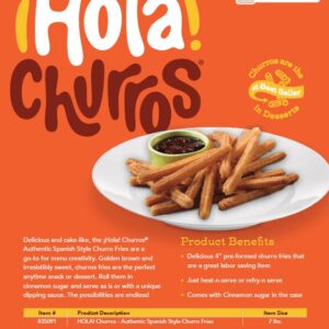 ¡HOLA! Churros® Fries Literature Sheet