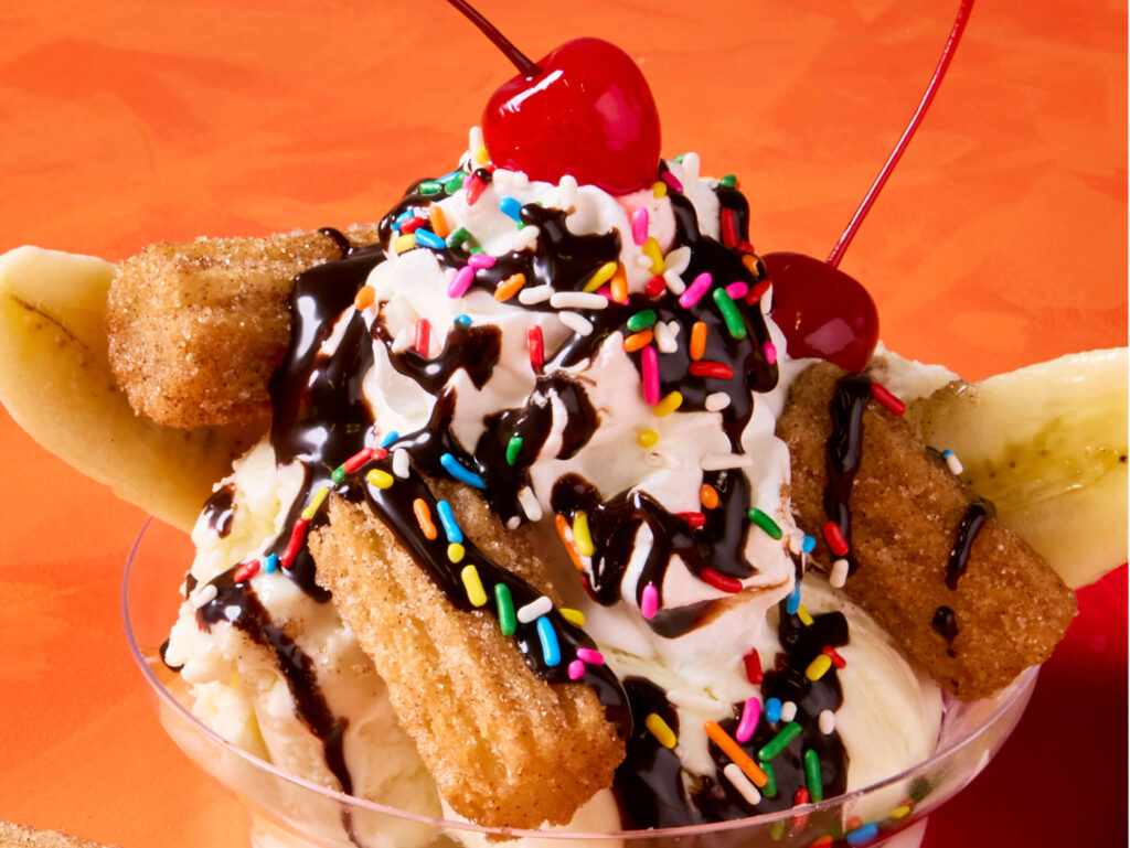 Churros Sundae