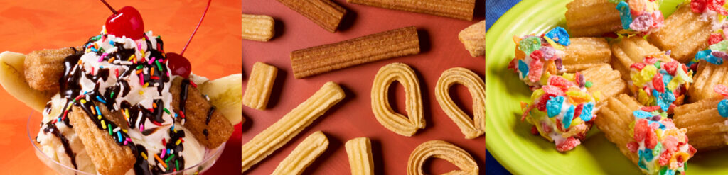 With so many shapes and sizes, ¡Hola! Churros! ® offer extreme versatility for any menu.