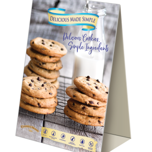 Delicious Made Simple Cookie Table Tent