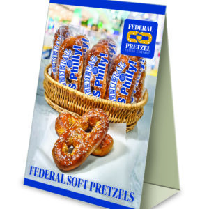 Federal® Soft Pretzel Table Tent