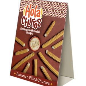 ¡Hola! Churros® Bavarian Filled Churro Table Tent