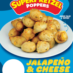 SUPERPRETZEL® Poppers™ Jalapeno Price Sign