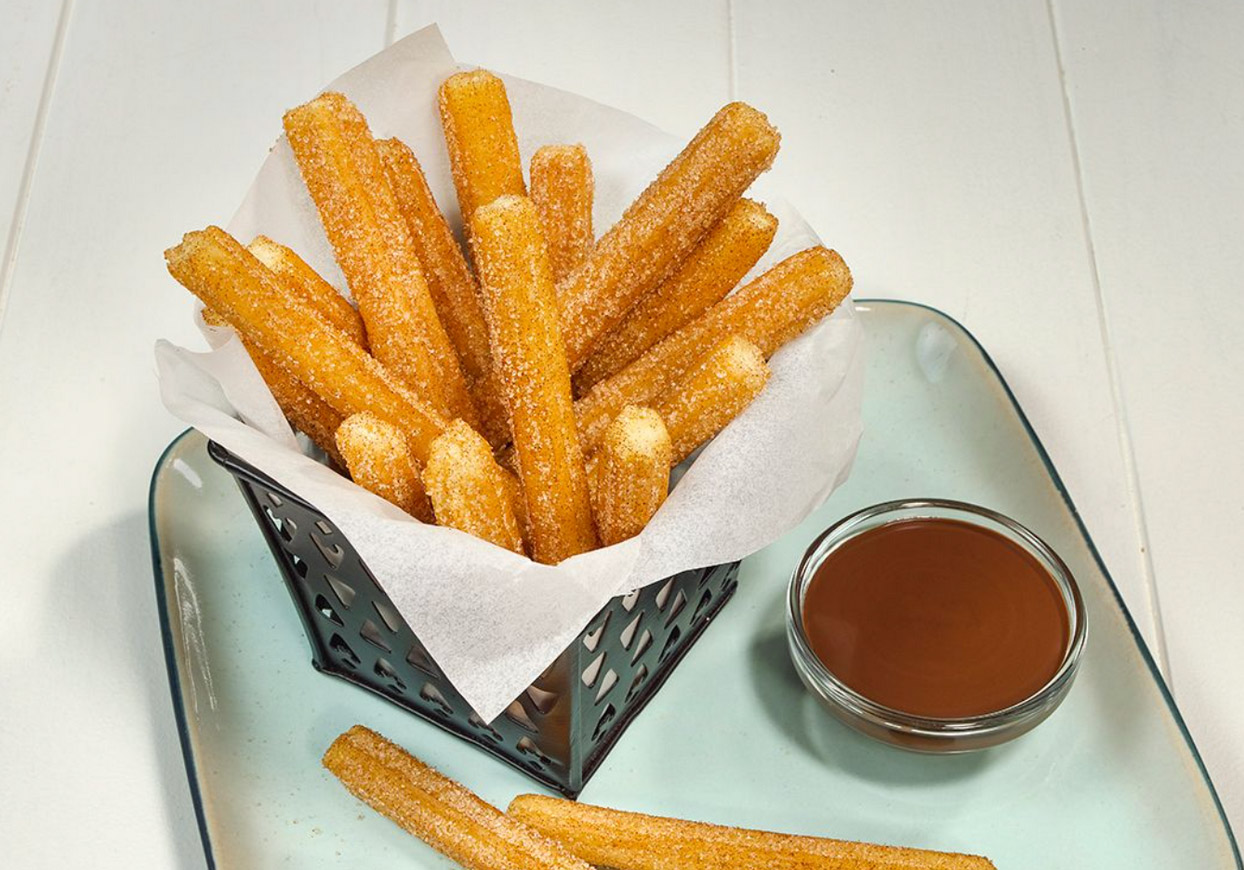 ¡HOLA Churro® Fries can be baked, air fried or deep fried.