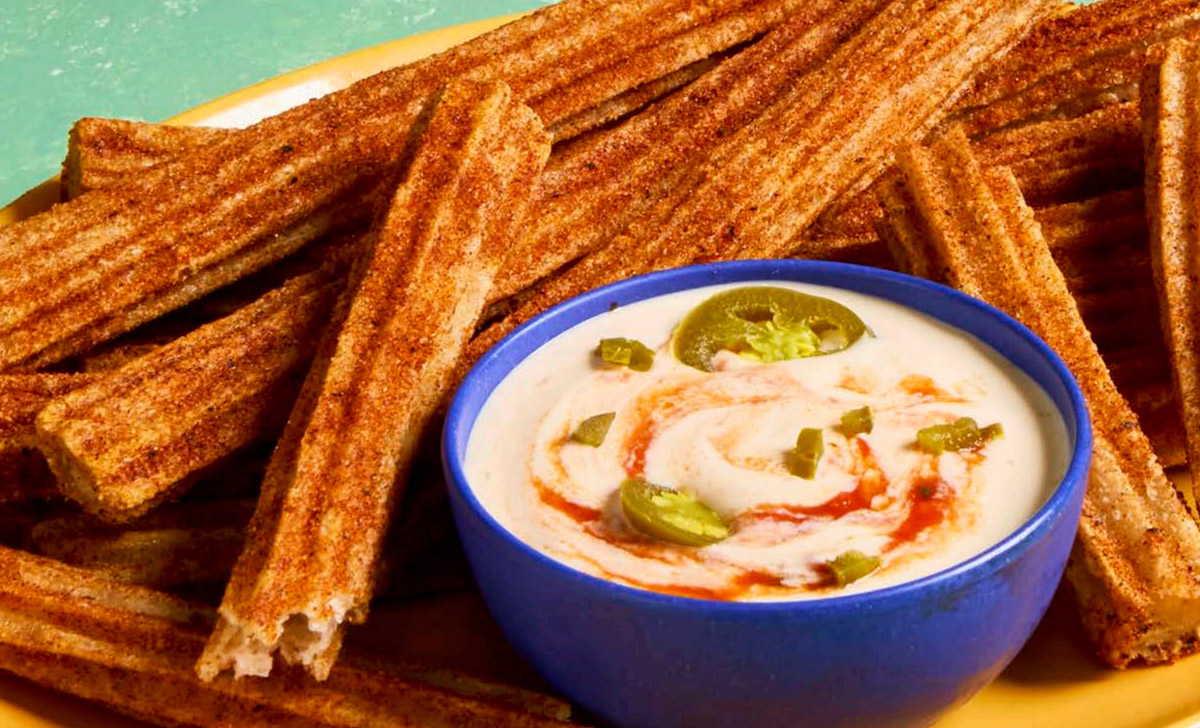 Adding a dry spice instead of cinnamon sugar gives you a whole new twist on ¡HOLA! Churros. 