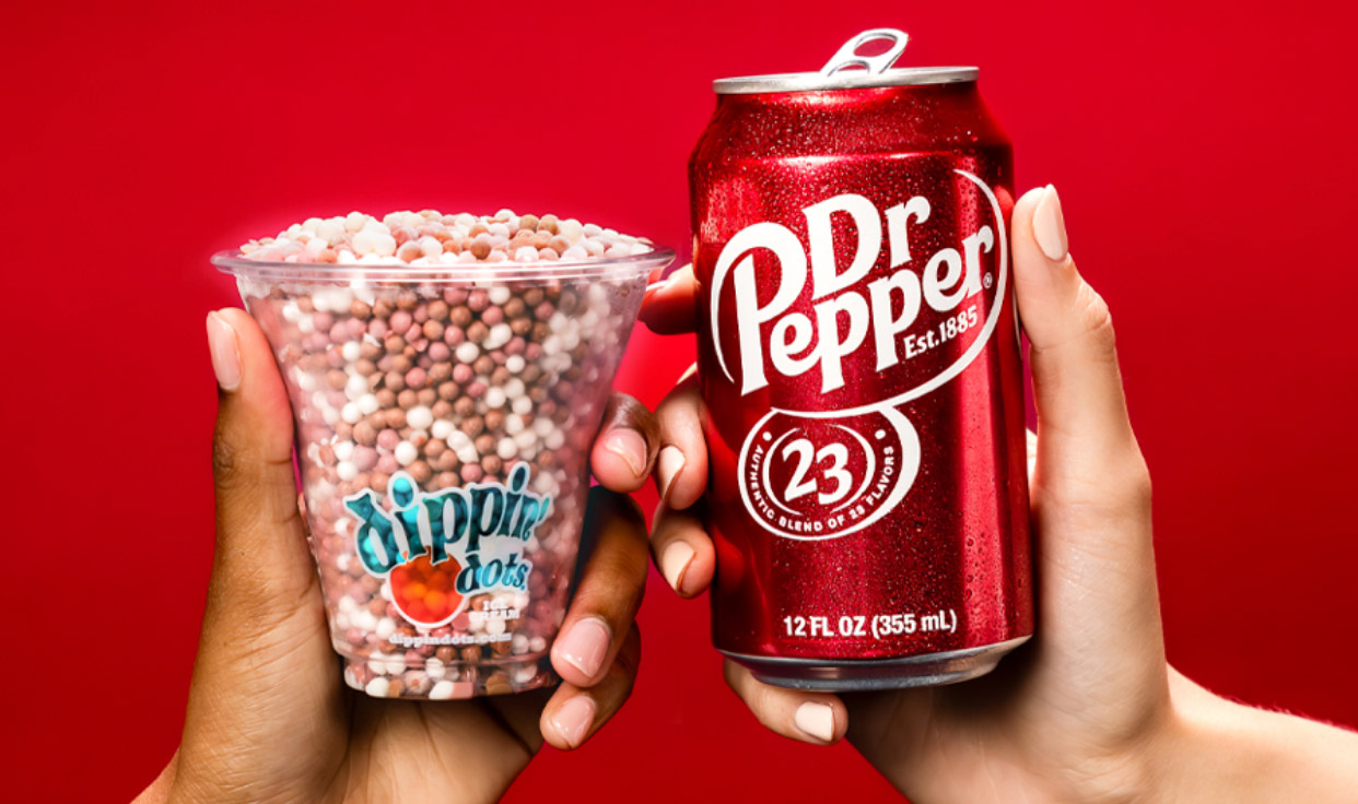 Dr. Pepper flavored Dippin’ Dots will be available at c-stores in early 2026. 