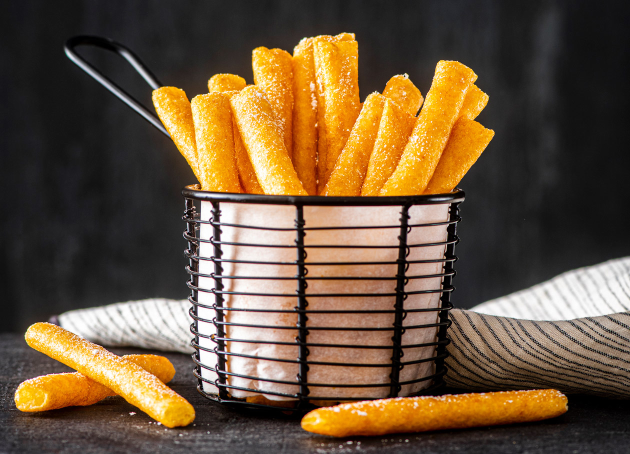 Funnel Cake Factory® Funnel Fries offer a newstalgic item for your menu.