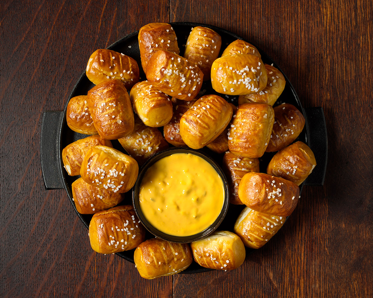 SuperPretzel Pretzel Bites have a crunchy exterior and soft interior.