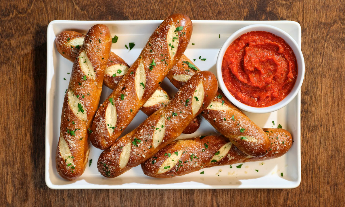 Bavarian Bakery® Pretzel Sticks are easy to customize to increase your average ticket. 